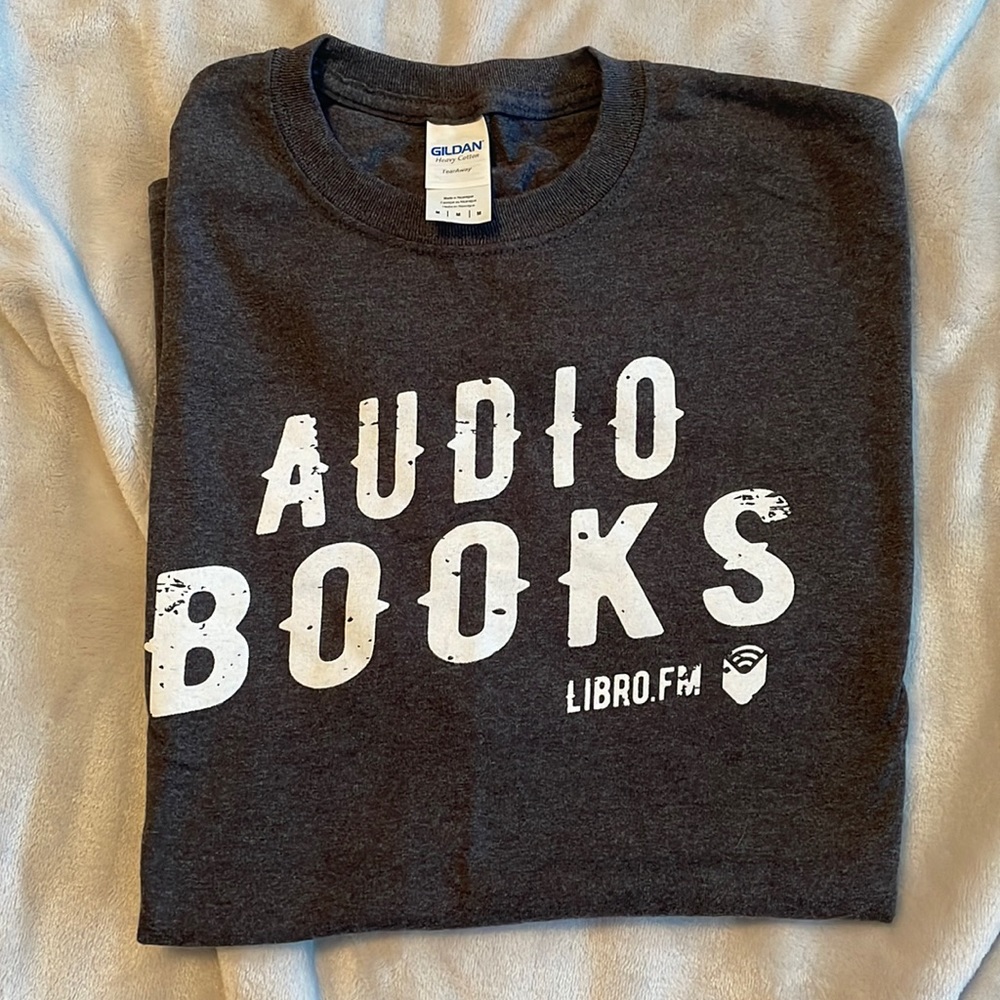 Audiobooks tshirt, size M, EUC - bundle only